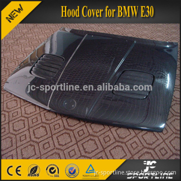 E30 Carbon Fiber Hood Cover for BMW 1984-1991 Lor Design